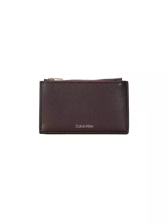 CALVIN KLEIN | Portefeuille FOIL | dunkelrot